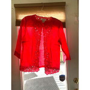 LINO USA Pinkish 100% linen 2 pc women's suit size Small